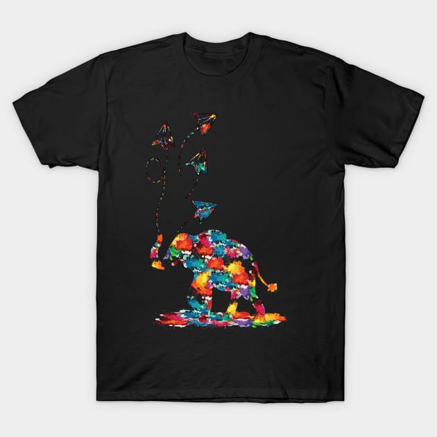 paper plane elephant T-Shirt by CindyS